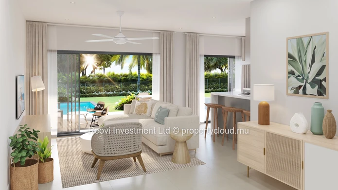 Townhouse Privée et individuelle en cours de construction à Tamarin