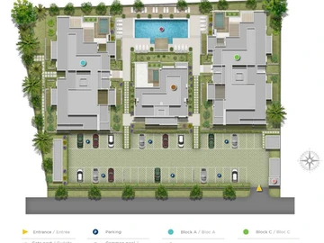 Appartement de 3 Chambres