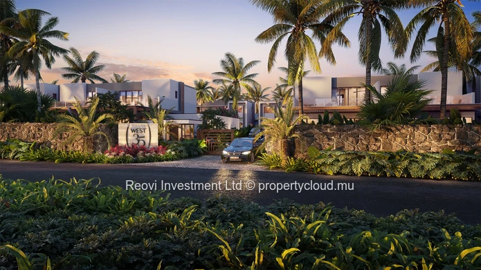 Townhouse Privée et individuelle en cours de construction à Tamarin